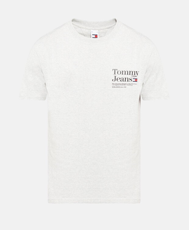 

Футболка Tommy Jeans, серебряный