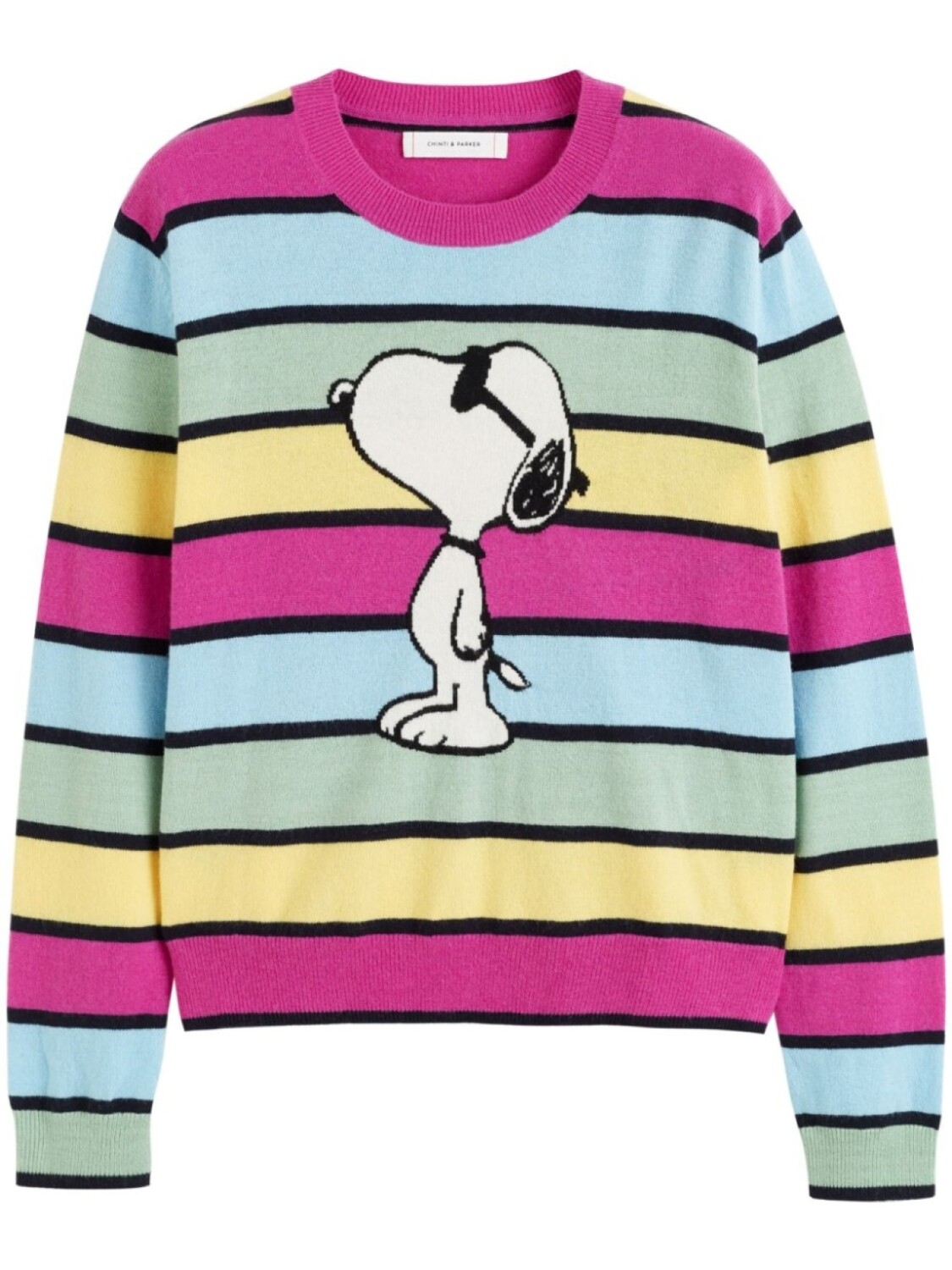 

Джемпер Breton Snoopy из смесовой шерсти Chinti & Parker, розовый