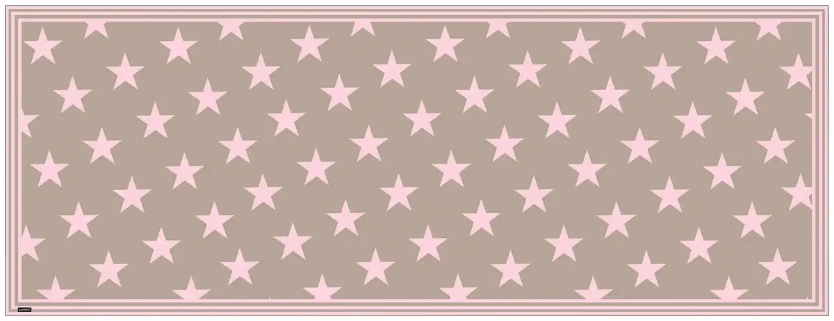 

Виниловый ковер MySpotti "Buddy Mini Star Rose", прямоугольный, статически клейкий 68х180 см, цвет bunt