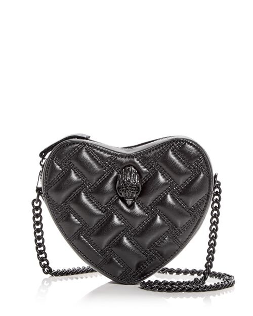 

Стеганая сумка через плечо Kensington в форме сердца KURT GEIGER LONDON, цвет Black