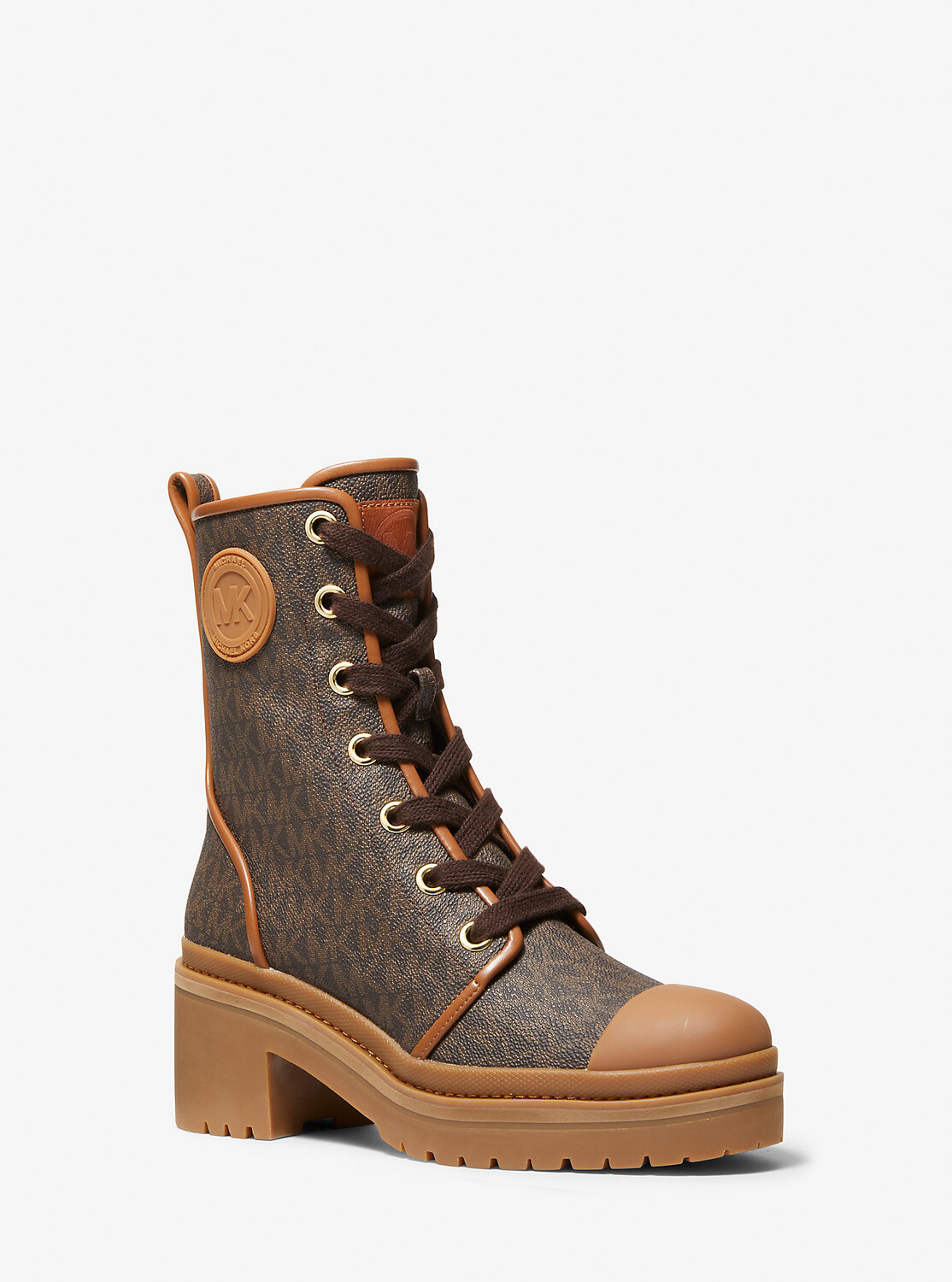 

Ботинки с логотипом Corey Michael Kors, коричневый