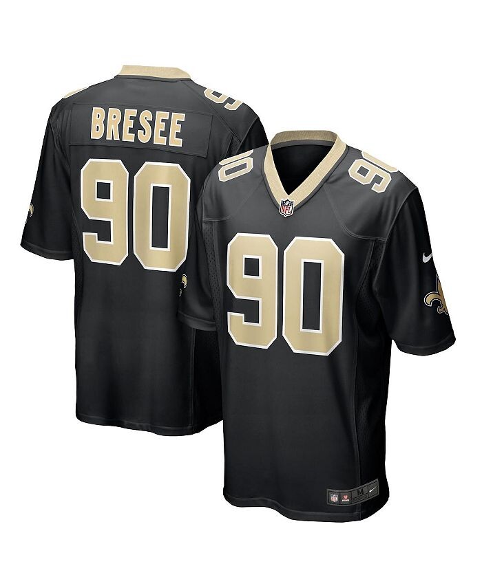

Мужская черная футболка Брайана Брези New Orleans Saints 2023, выбор первого раунда драфта НФЛ Nike, черный