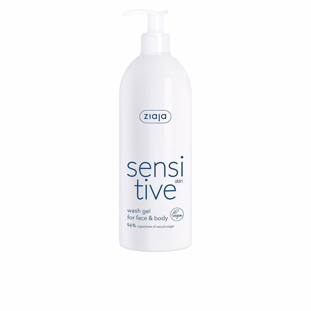Очищающий гель для лица Sensitve gel limpiador rostro y cuerpo para pieles sensible Ziaja, 400 мл цена и фото