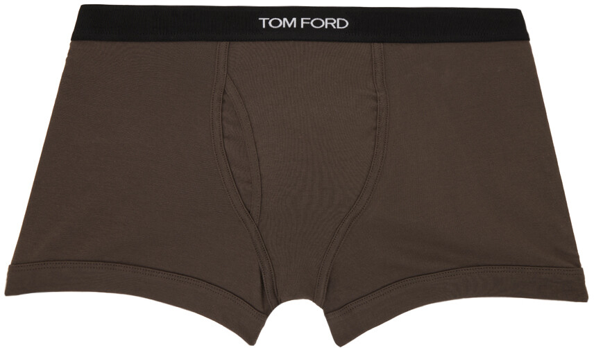 

Коричневые боксеры классического кроя Tom Ford, цвет Brown