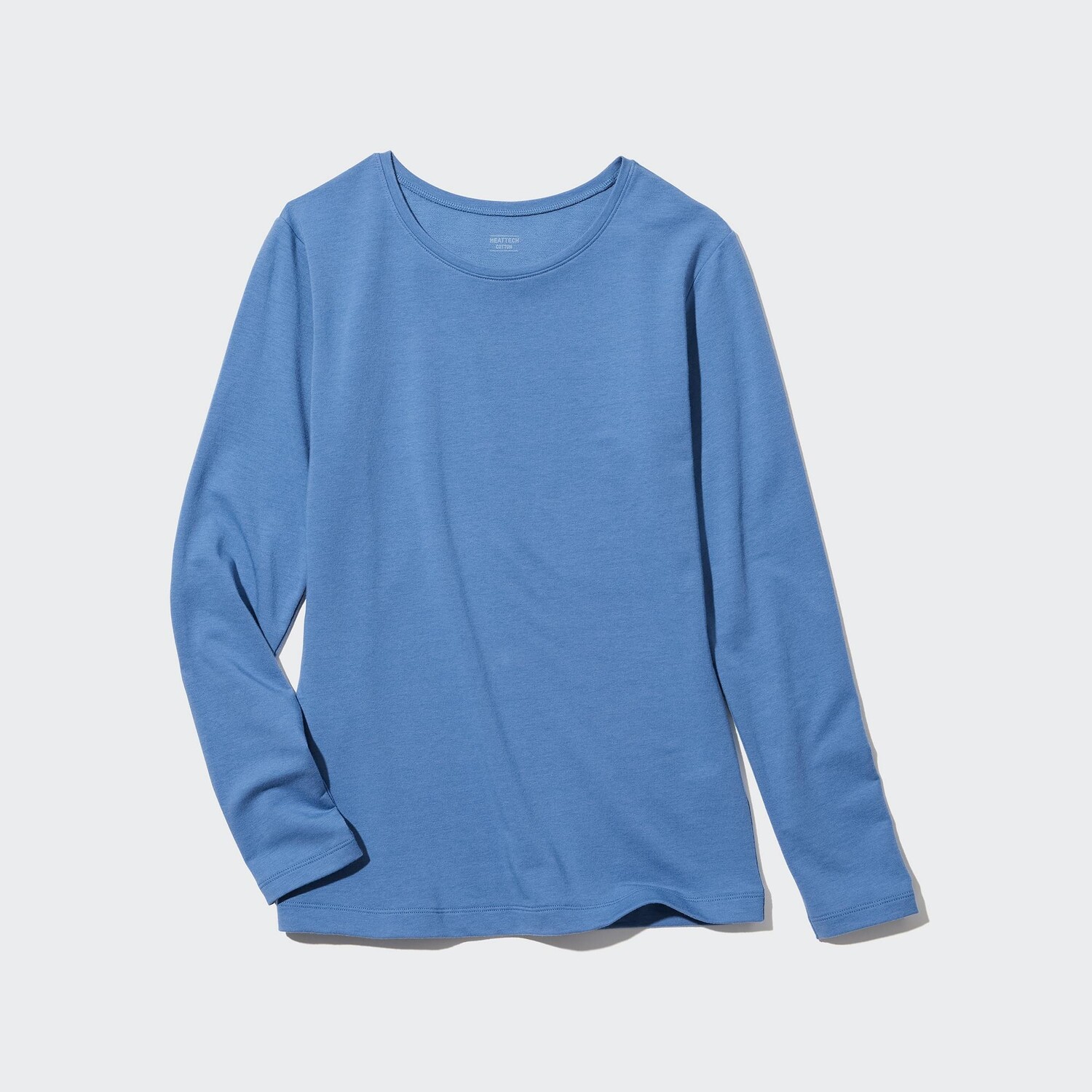 

Топ теплый Uniqlo Heattech с круглым вырезом, синий
