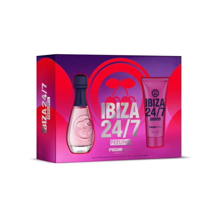 Женская туалетная вода Ibiza 24/7 Feeling Women Estuche Eau de Toilette Pacha, Set 2 productos