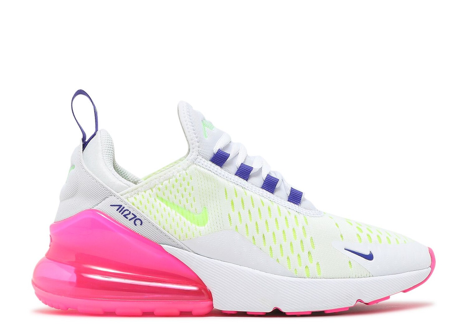 

Кроссовки Nike Wmns Air Max 270 'White Pink Blast Volt', белый