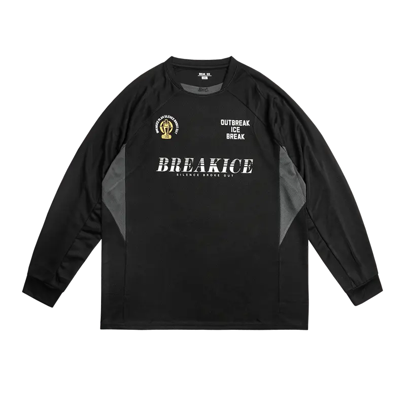 

Футболка мужская Bkcxzice, цвет BKC champion long-sleeved white + laser gray shorts + socks (random socks)