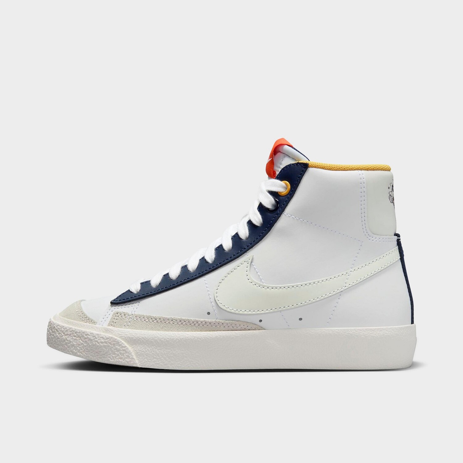 

Повседневная обувь Nike Blazer Mid '77 для больших детей с логотипом UV и галочкой, розовый