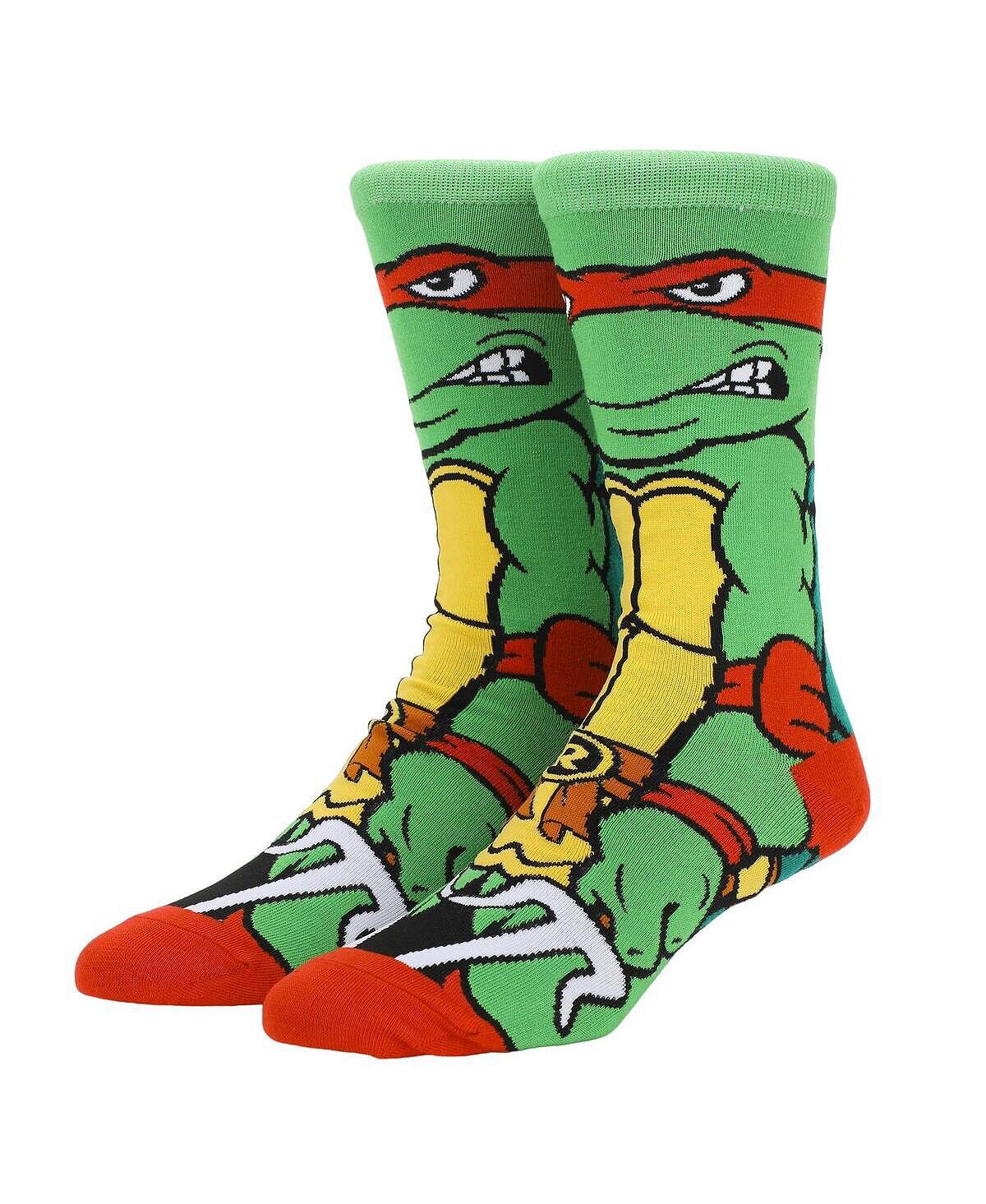 

Мужские носки Raphael Teenage Mutant Ninja Turtles Animigos 360 Character Crew Bioworld