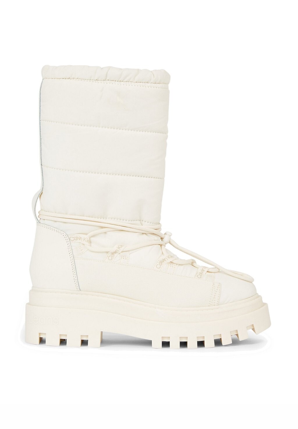 

Ботинки Calvin Klein Jeans FLATFORM SNOW, цвет creamy white