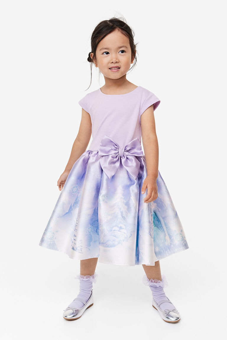 цена Платье с бантом H&M, фиолетовый