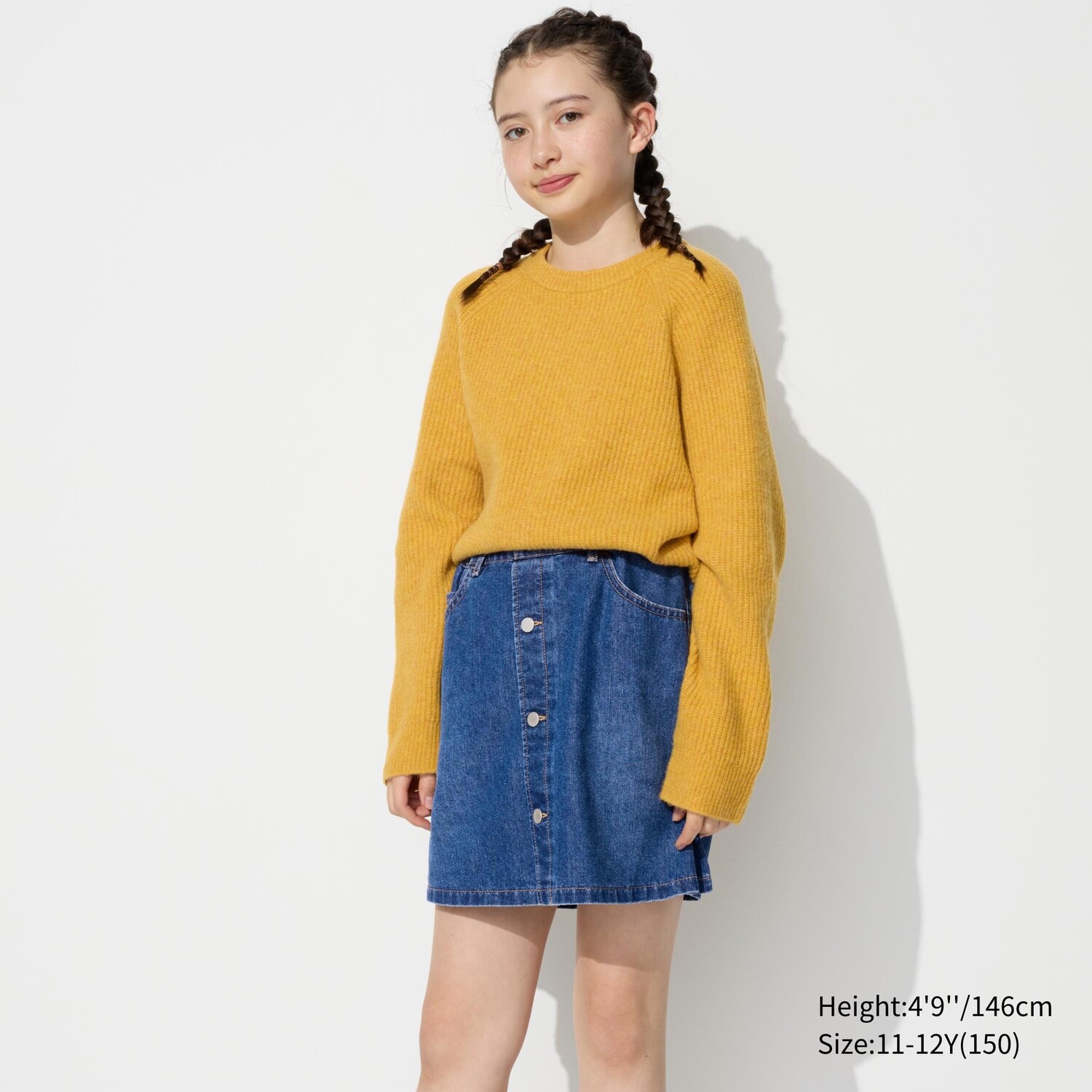 

Джинсы Брюки Юбка UNIQLO, синий
