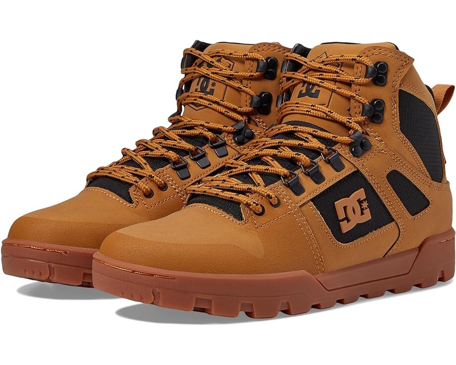 

Кроссовки DC Pure High-Top WR Boot, цвет Wheat/Black 1