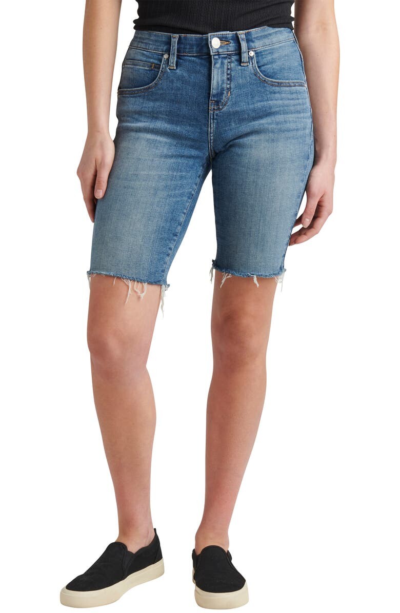 

Джинсовые шорты-бермуды Cecilia с необработанным краем JAG JEANS