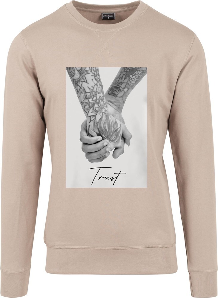 цена Пуловер Mister Tee Trust 2.0 Crewneck, бежевый