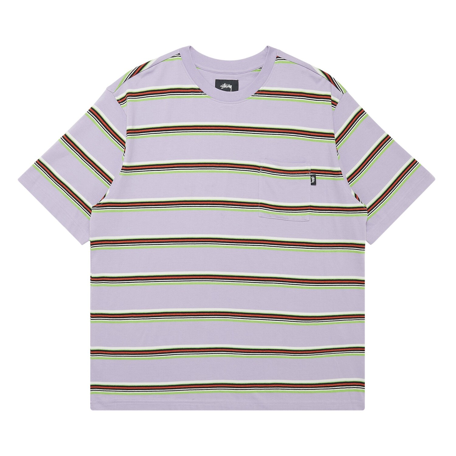 

Футболка в полоску Stussy Malcom Лаванда
