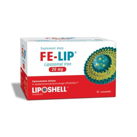 AscoLip, Липосомальное железо 20 мг FE-LIP, 30 пакетиков