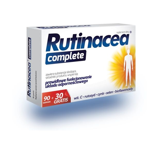 цена Препарат, укрепляющий иммунитет Rutinacea Complete, 120 шт