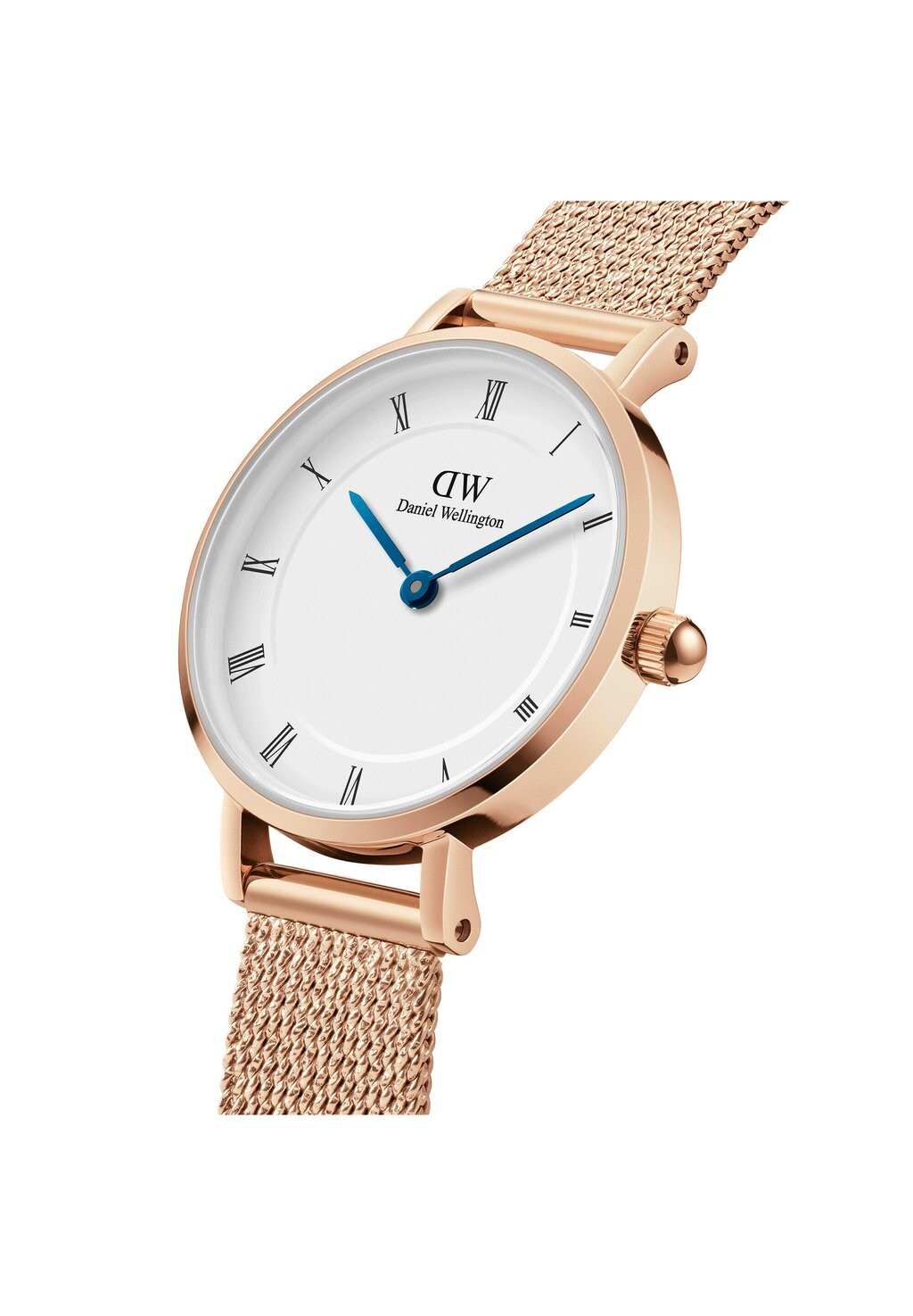 

Часы Petite Roman Numerals Melrose Daniel Wellington, розовое золото