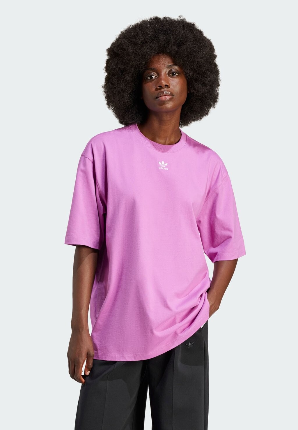 

Футболка базовая adidas Originals ADICOLOR ESSENTIALS, полуимпульсный сиреневый, Фиолетовый