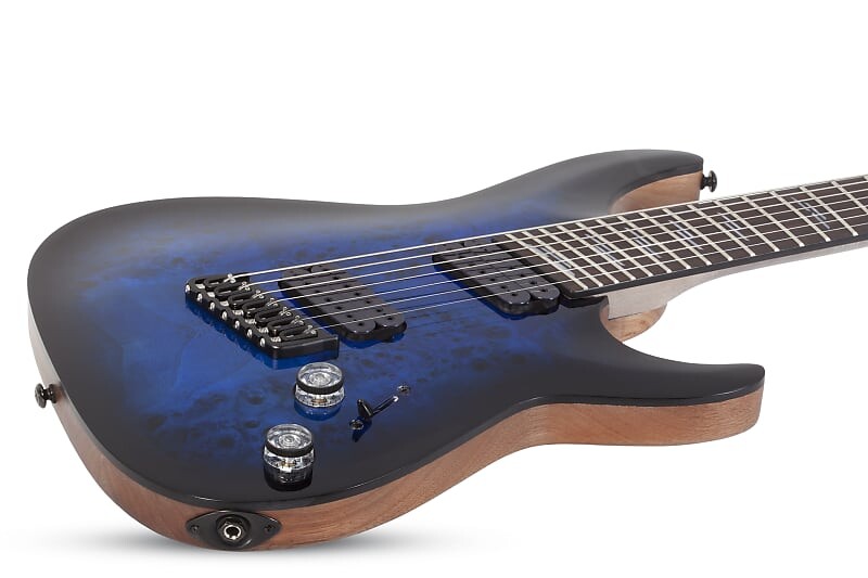 

Электрогитара Schecter Omen Elite-7 MS in See-Thru Blue Burst