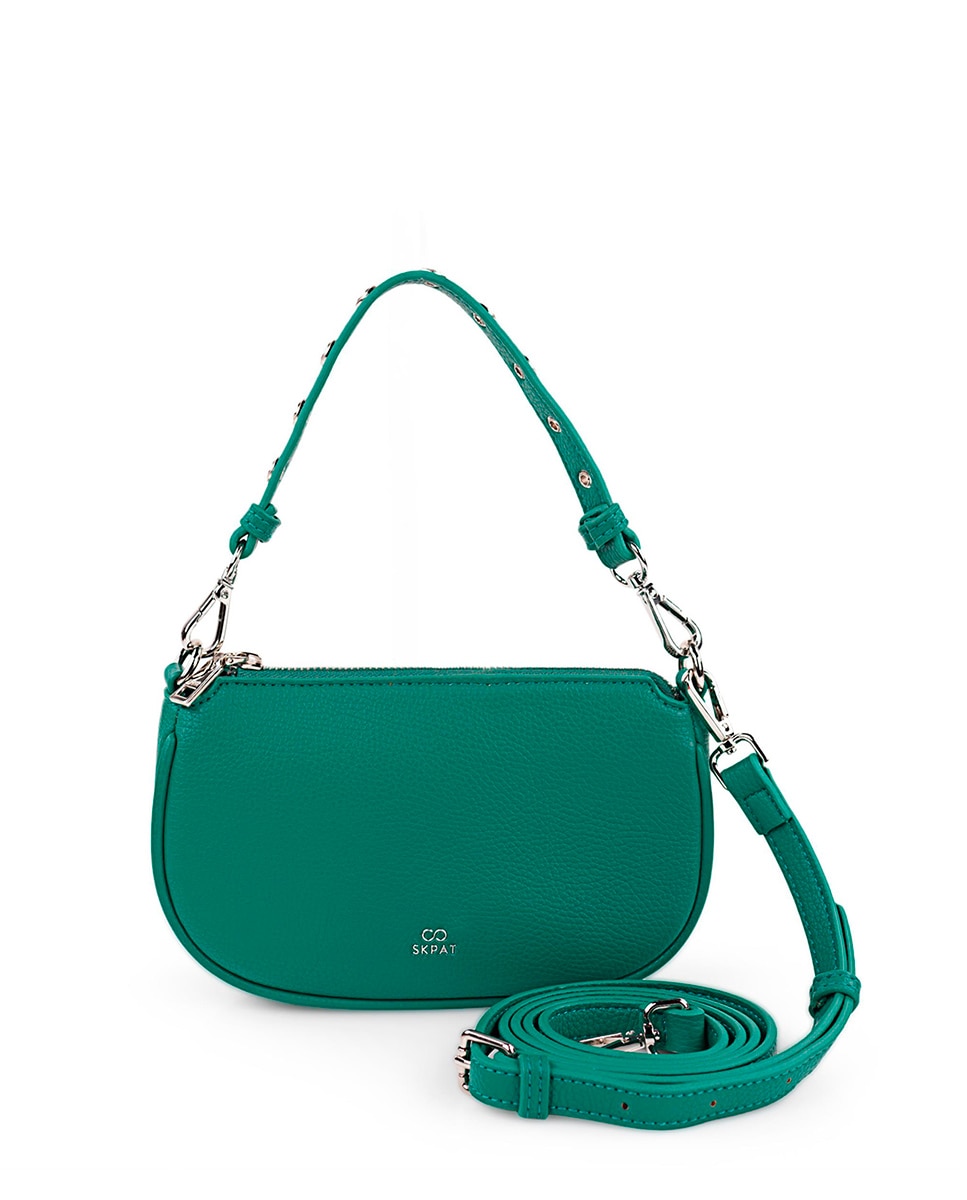 цена Многопозиционная женская сумка через плечо Verona изумрудно-зеленого цвета SKPAT, зеленый