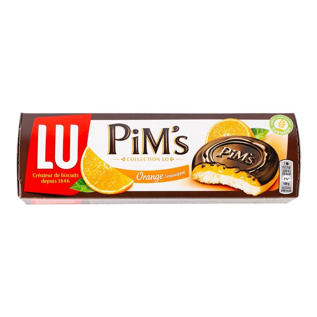 

Печенье Lu Pim's оранжевое 15 упаковок по 150 грамм Lulu
