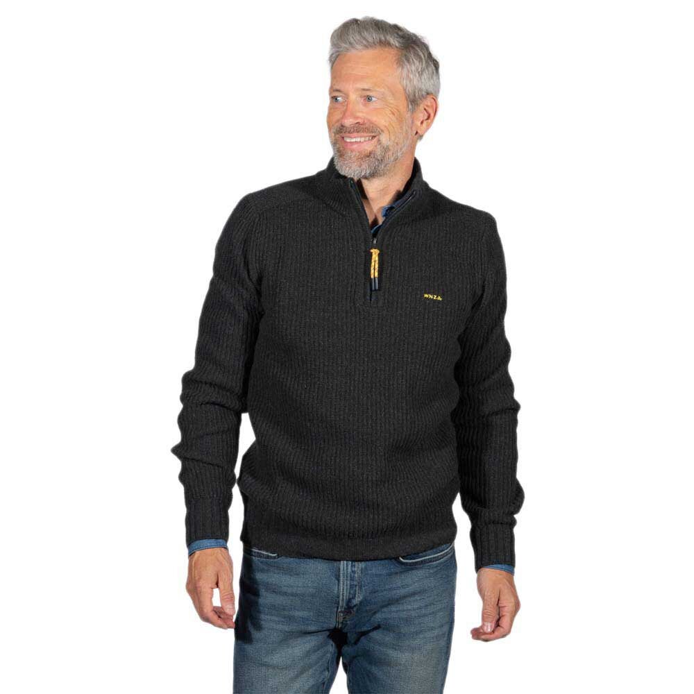 

Свитер Nza New Zealand Dry half zip, черный