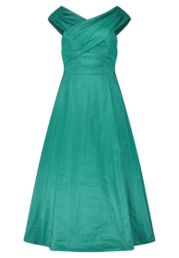 Коктейльное платье с карманами Vera Mont, зеленый