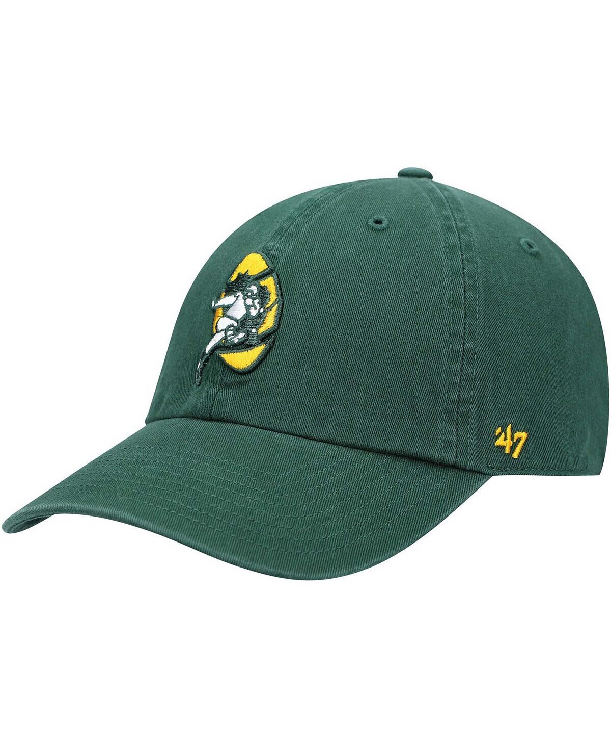 

Мужская зеленая регулируемая шапка Green Bay Packers Clean Up Legacy '47 Brand