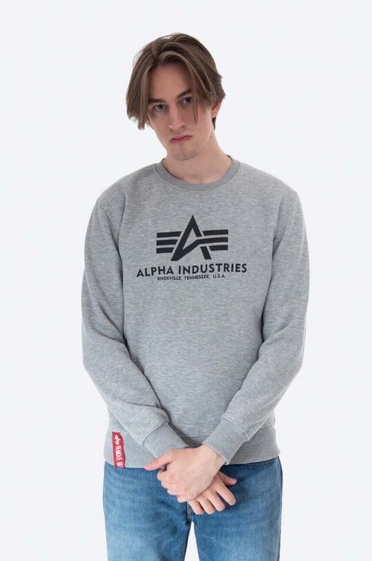 

Базовый свитер Alpha Industries, серый
