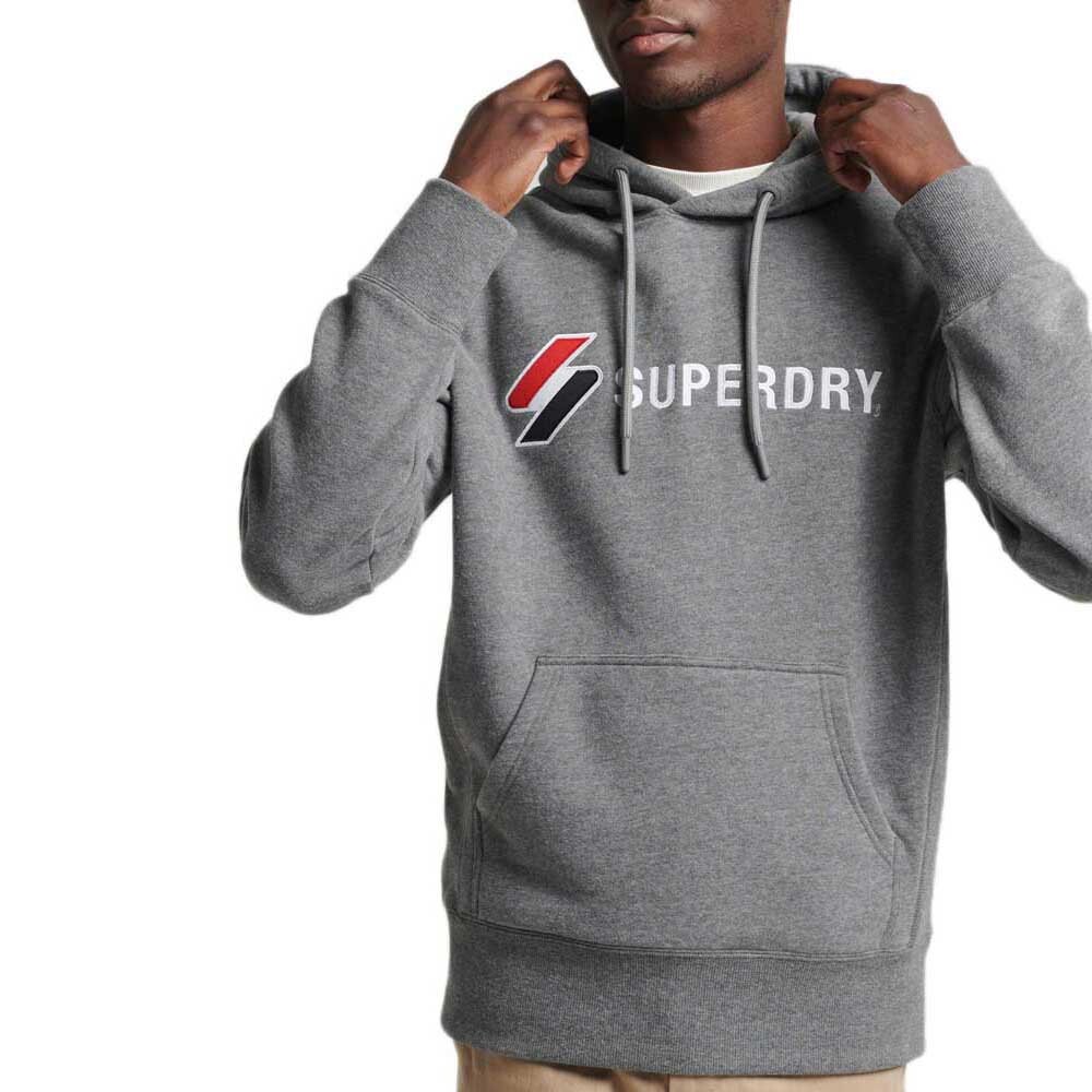 

Худи Superdry Code SL Applique, серый