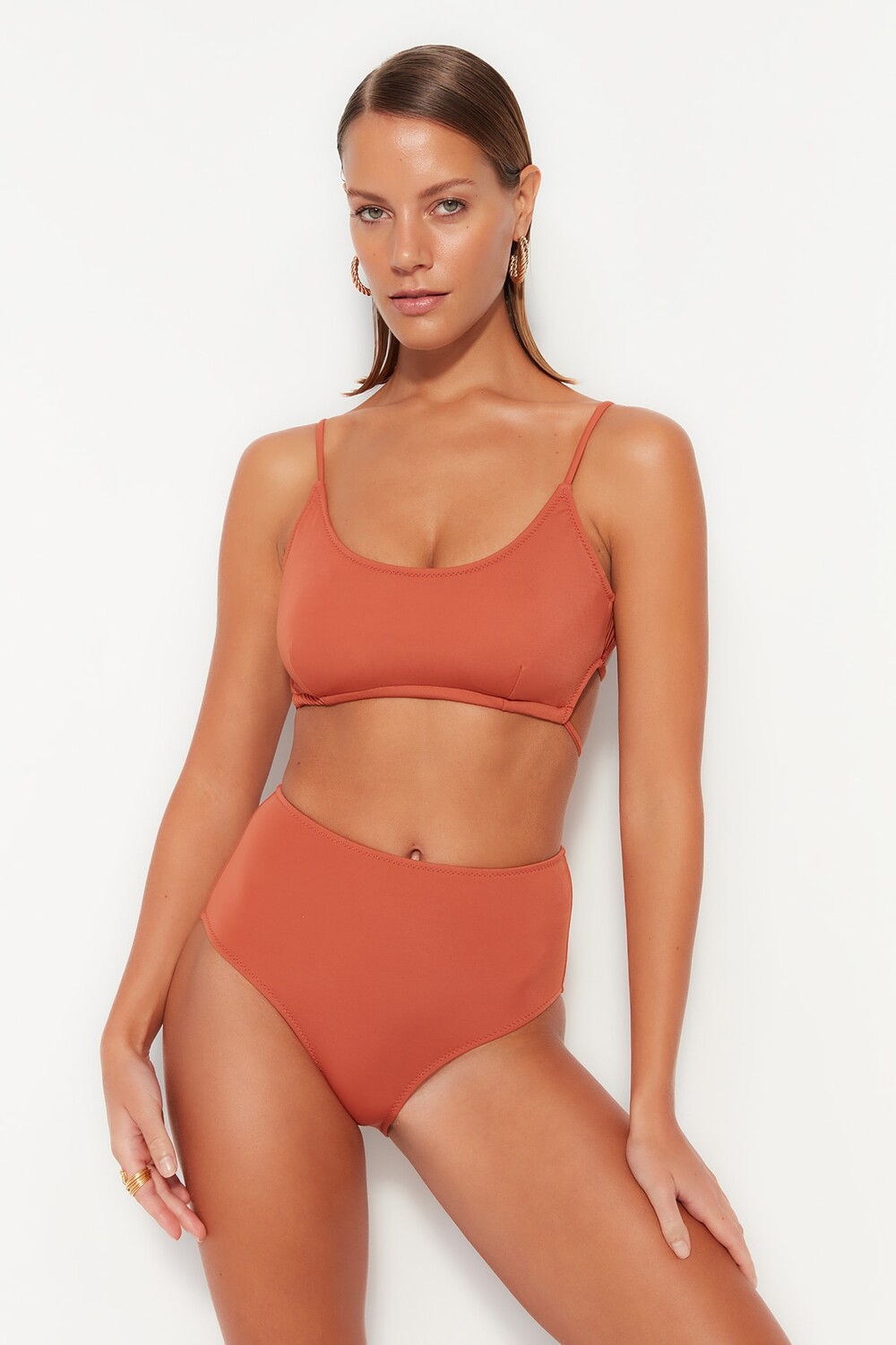 

Топ-бикини Trendyol Tile Bralette без косточек