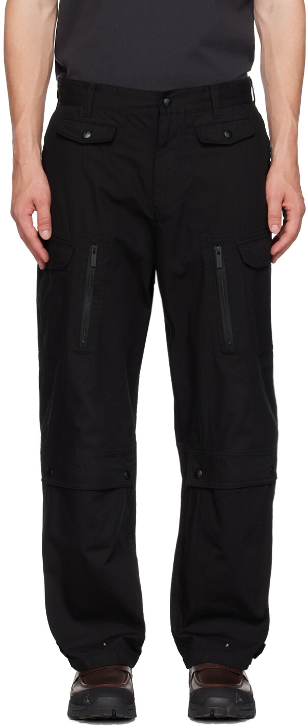 

Черные брюки карго на молнии White Mountaineering︎, Черный