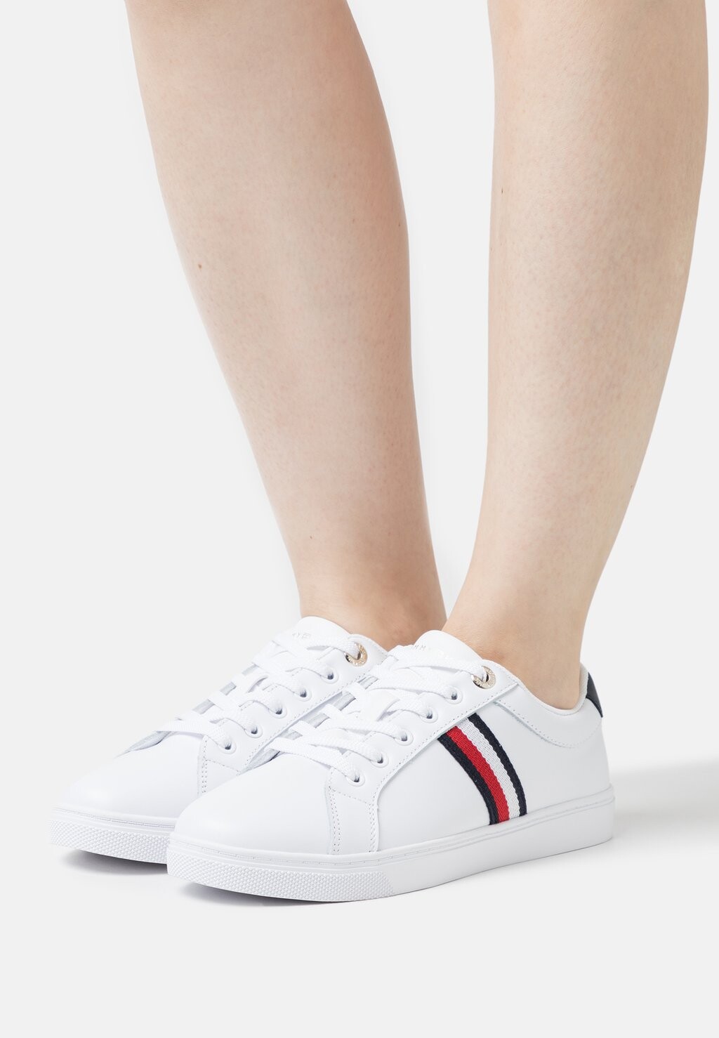 

Кроссовки Tommy Hilfiger, белый Essential Webbing Cupsole, белый