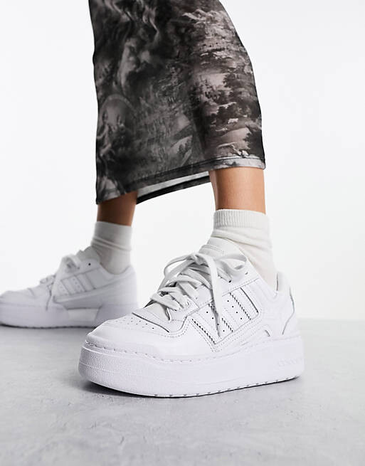 

Белые кроссовки на платформе adidas Originals Forum XLG, Белый