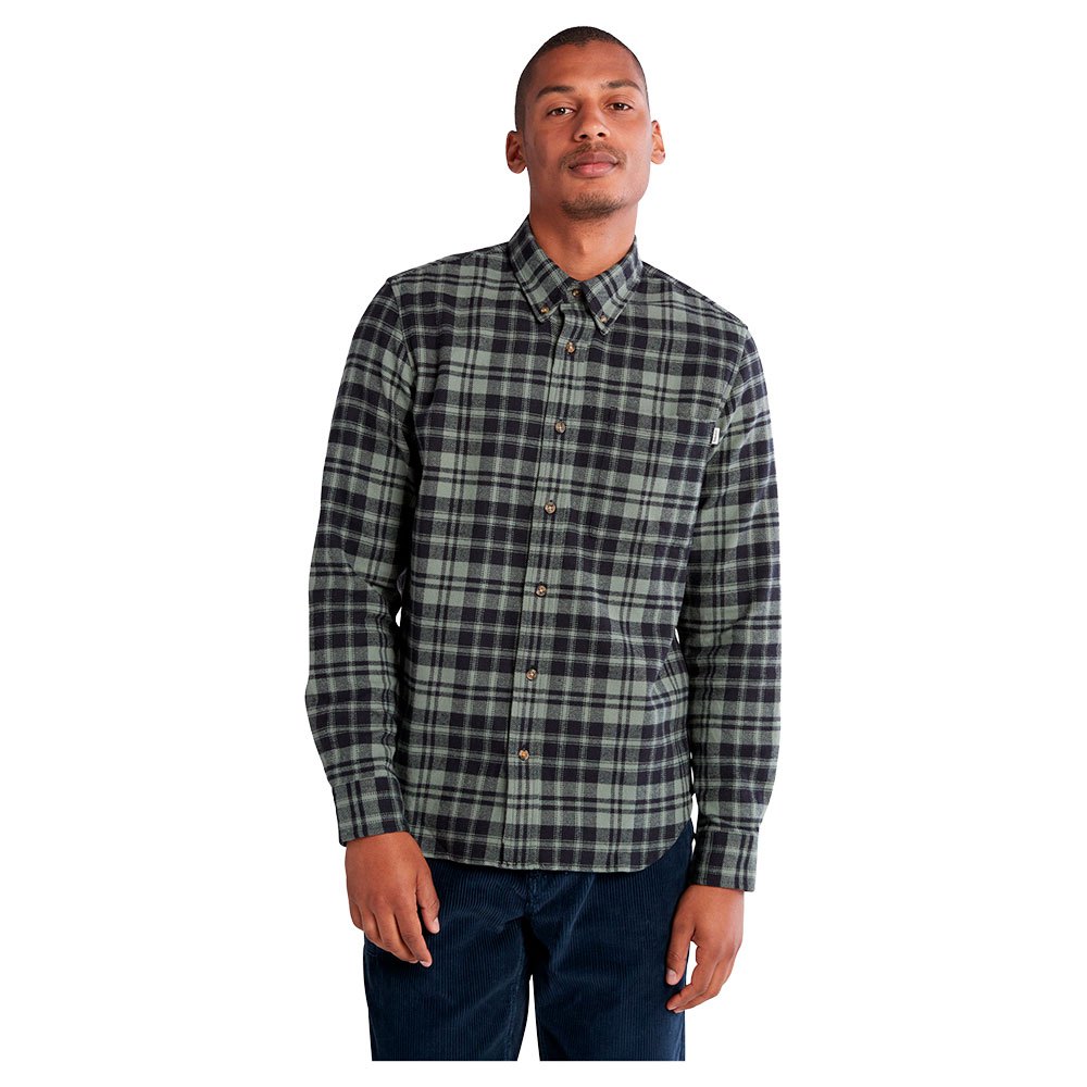 Рубашка Timberland Flannel Check, зеленый рубашка aape check flannel цвет black brown