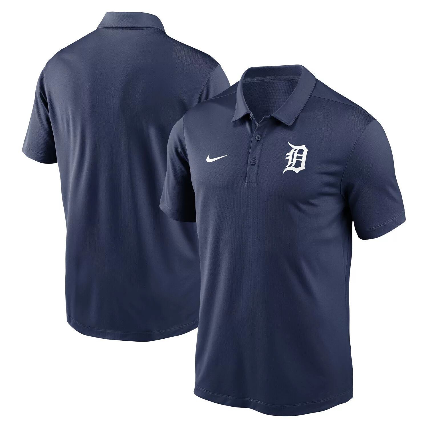 

Мужская футболка-поло Nike Detroit Tigers Agility Performance темно-синего цвета, Синий