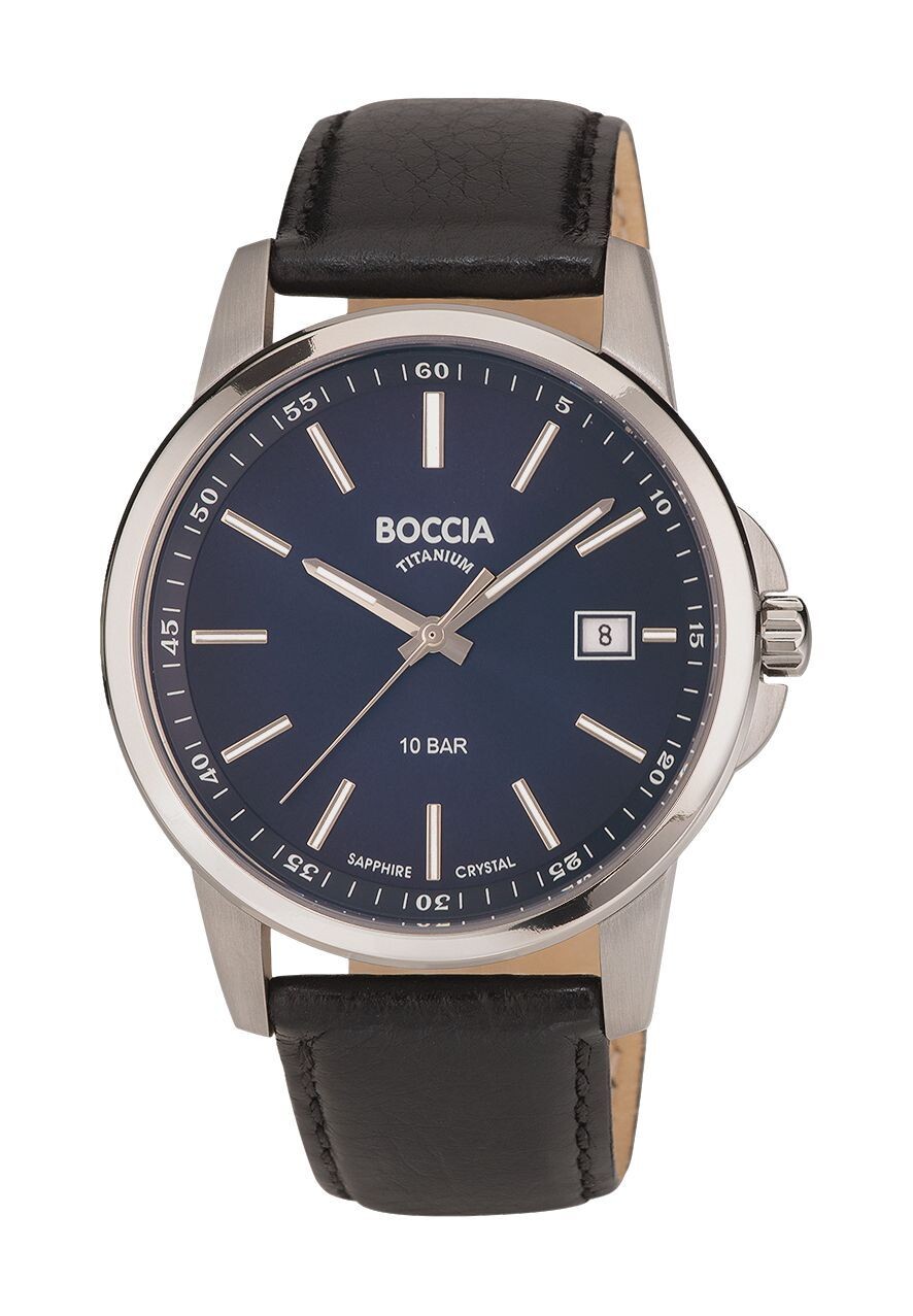 

Мужские часы Классик 3633-01 BOCCIA, цвет Schwarz Silber