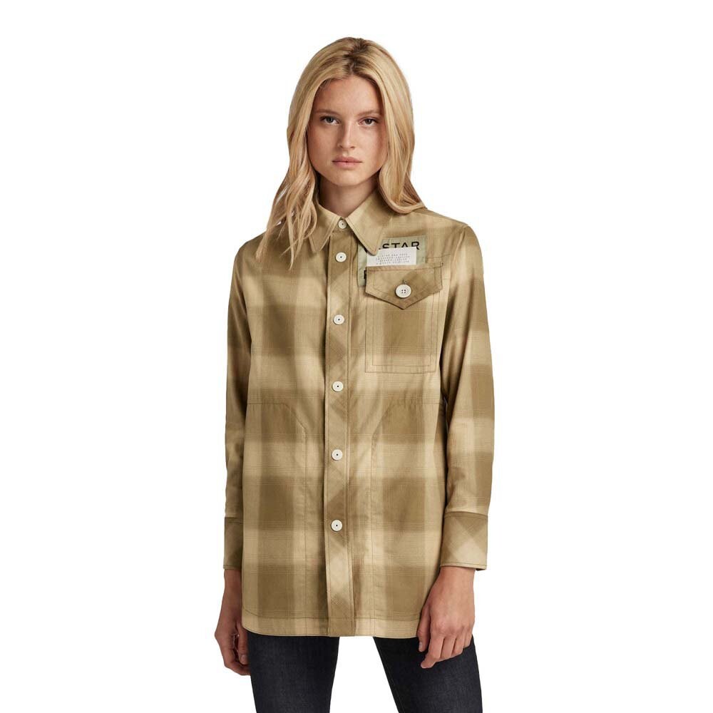 

Куртка G-Star Naval Collar Overshirt 2.0, зеленый