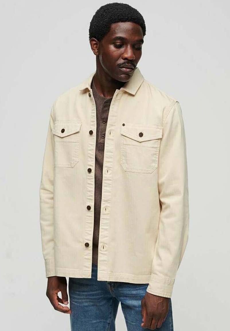 

Куртка Superdry МЕРЧАНТ, цвет oatmeal white