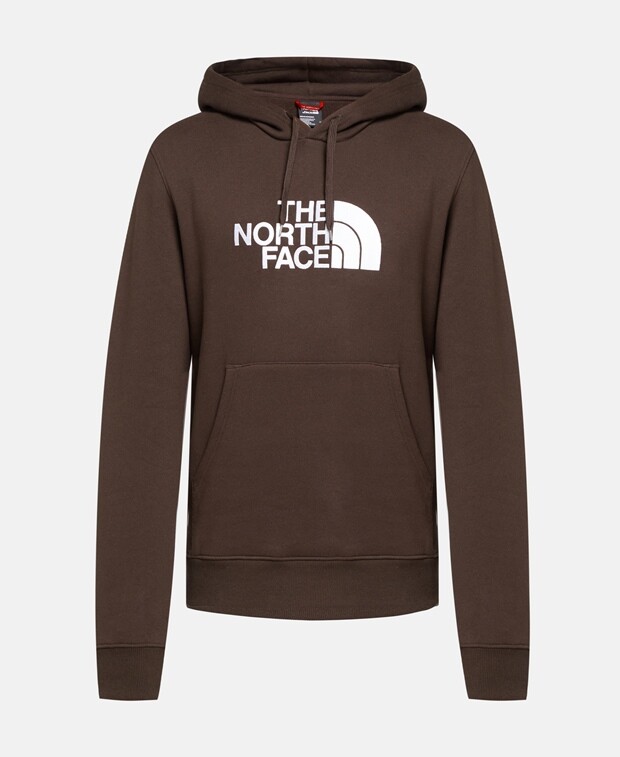 

Худи с капюшоном The North Face, темно коричневый