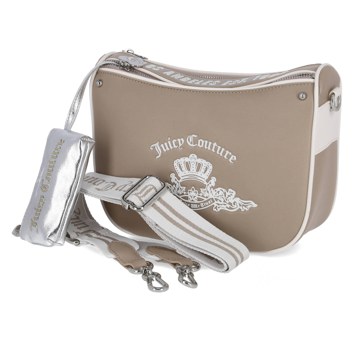 

Сумка через плечо Juicy Couture Hobo Bag HEATHER, серо коричневый