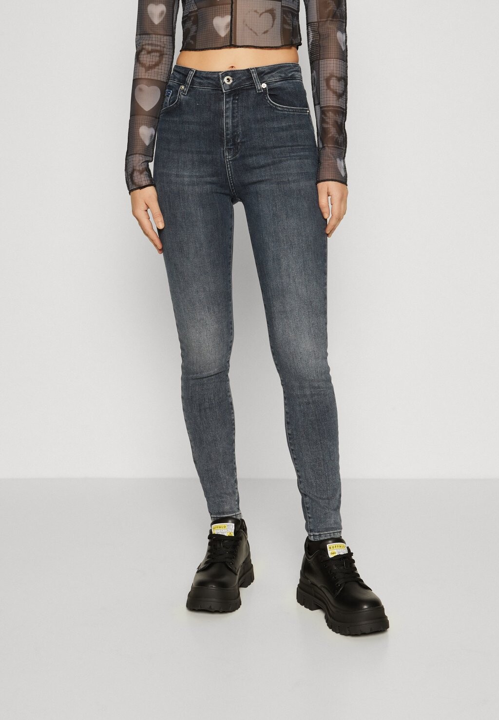 

Джинсы Skinny Fit Karl Lagerfeld Jeans, цвет washed blue black