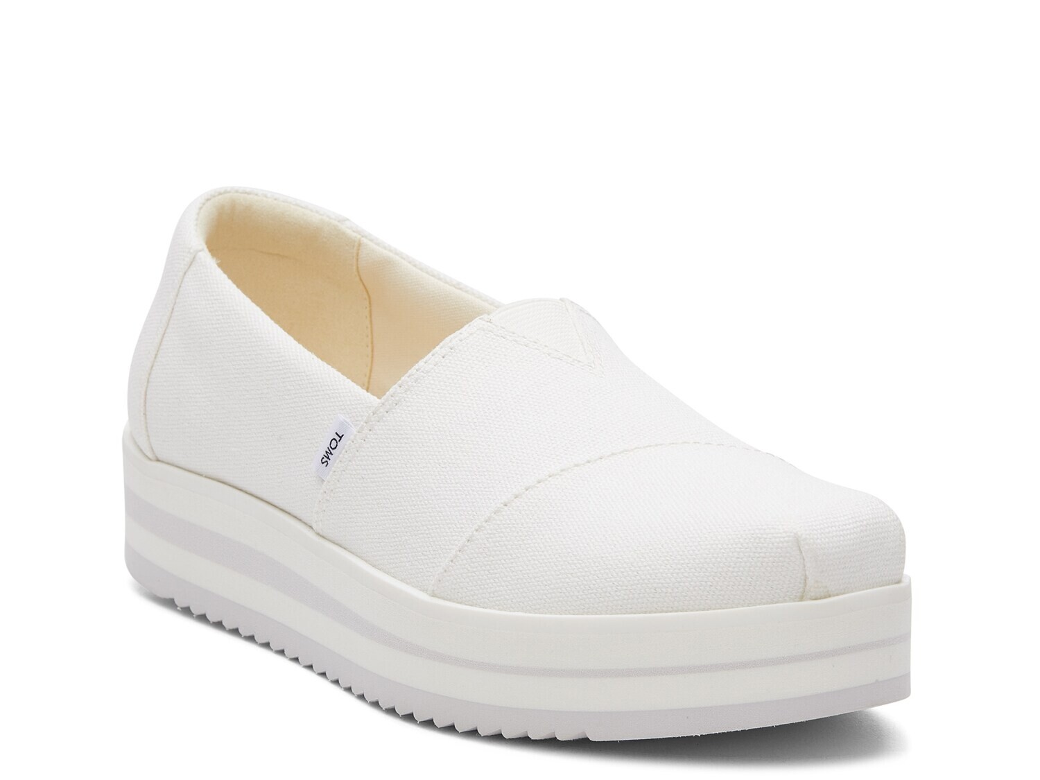 

Слипоны Toms Alp на платформе без шнуровки, белый