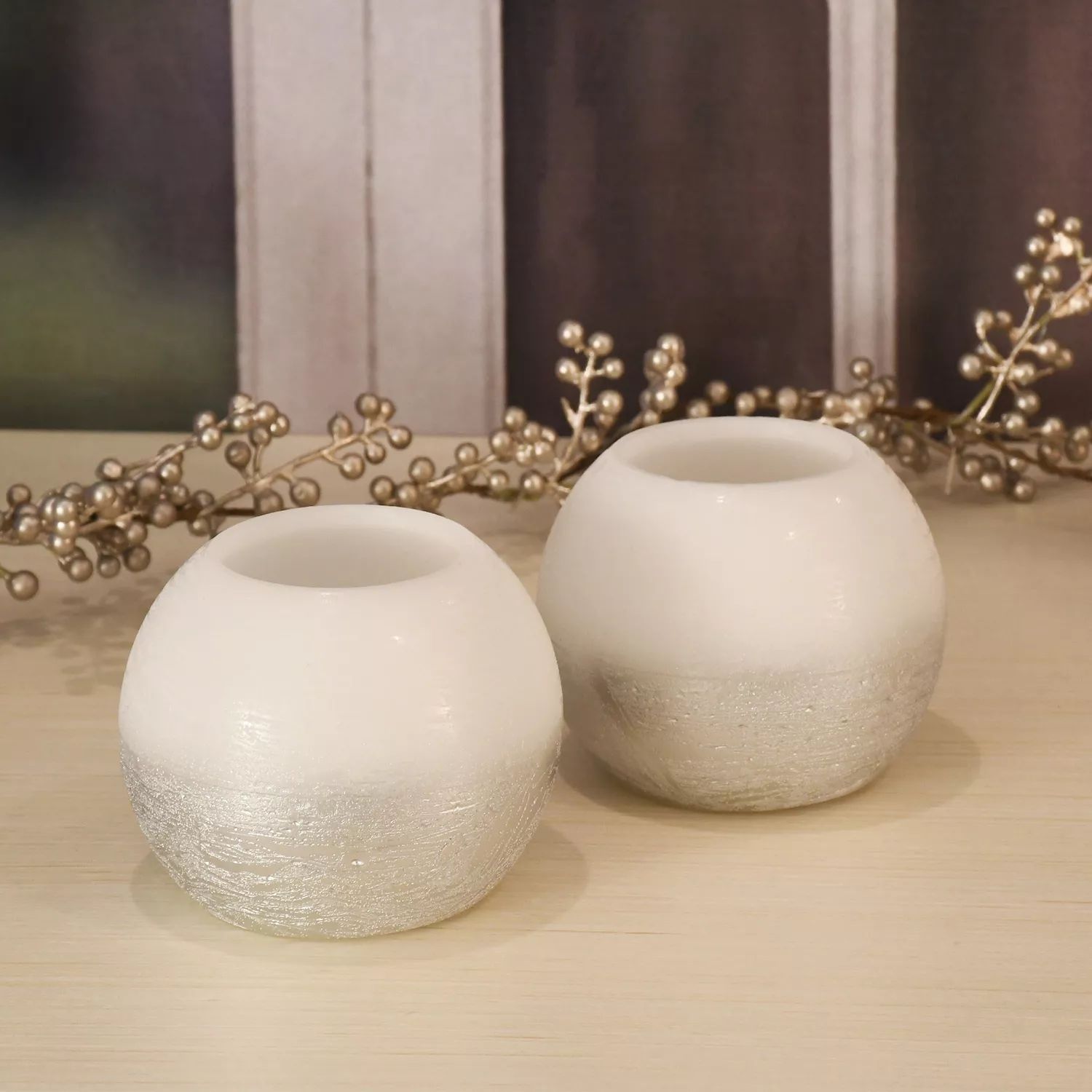 Круглые светодиодные свечи без запаха, набор из 2 предметов purito мини набор centella без запаха набор из 3 предметов