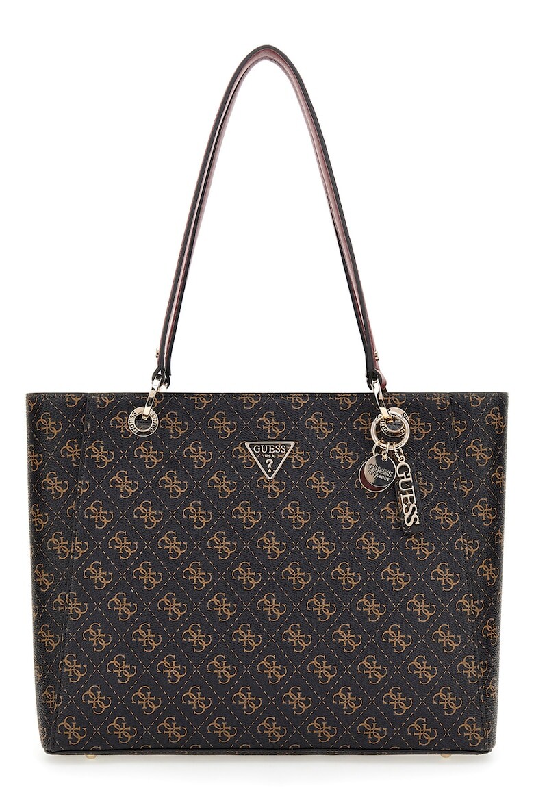 

Сумка Noelle из экокожи с монограммой Guess, черный
