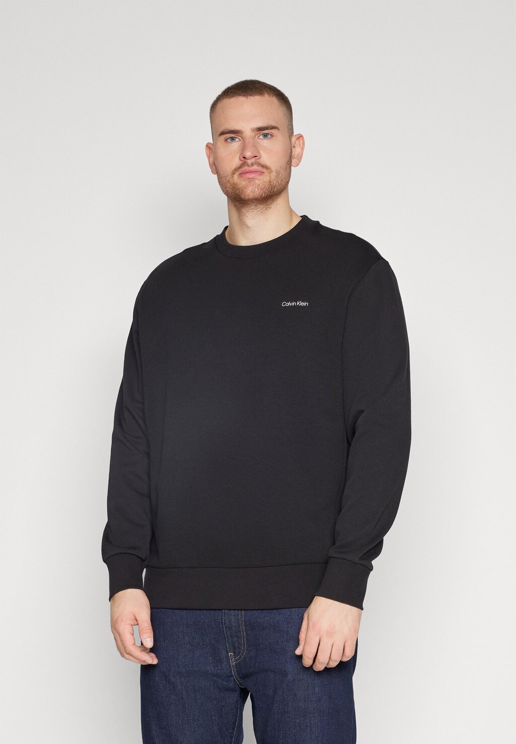 

Толстовка Repreve Micro Logo Calvin Klein, черный