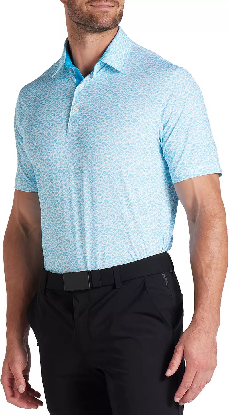 Мужская рубашка-поло для гольфа Puma MATTR Piranha Golf футболка поло puma golf mattr paradise sl темно синий мультиколор